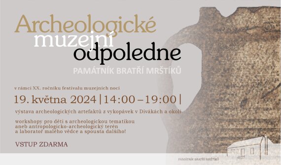 Archeologické muzejní odpoledne 19. 5. 2024